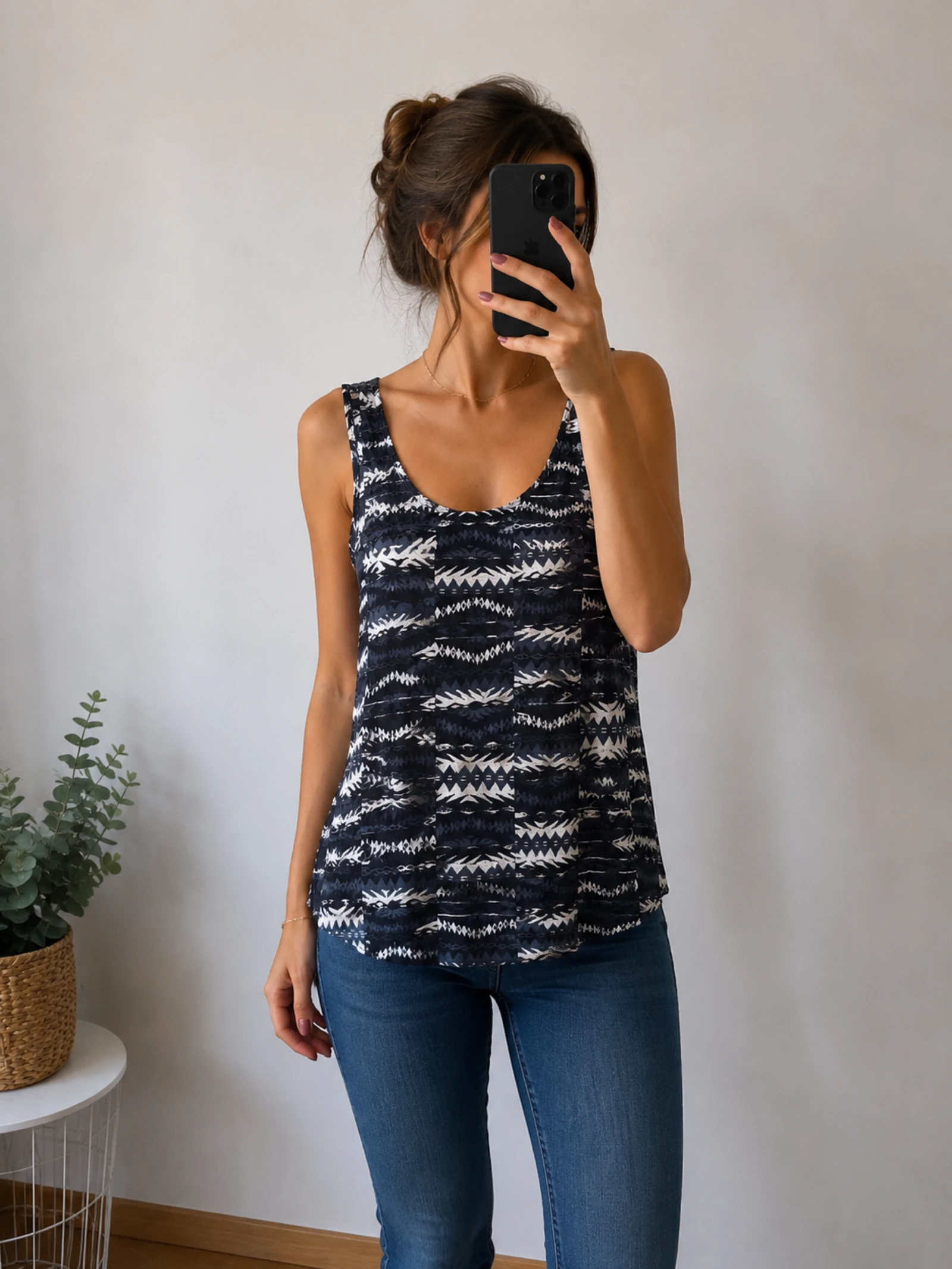 👒ONLY MAAT 40 FLUIDE TOP MET ETNISCHE MOTIEVEN IN ZEER GOEDE STAAT 👒 – photo 2